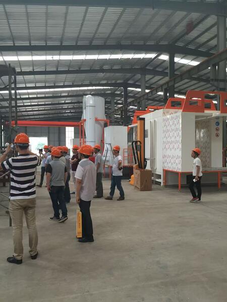 Zhejiang Huier Coating Environmental Protection Equipment Co., Ltd productielijn van de fabrikant