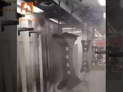 Huier verstelbare lijn snelheid poeder coating lijn fabrikanten nieuwste technologie