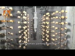 Aanpasbare elektrostatische laklijn voor verschillende soorten verven en coatings