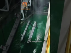 Elektrophoretische bekledingsapparatuur voor het schilderen van grote werkstukken