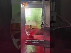 Grote geautomatiseerde elektrostatische spuitverflijn met verfgebruik en spuitnauwkeurigheid