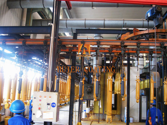 Professionele elektrostatische spuitverflijn voor een consistente verfdekking met een fout van 5%