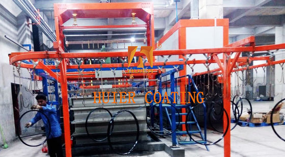 PP- of roestvrijstalen tank kathodisch coatingsysteem anodisch elektroforetisch coatingsysteem voor duurzame 5-50 micron coatings