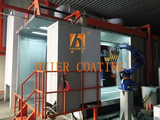 Gepersonaliseerde energiebesparende geautomatiseerde poedercoating productielijn voor keten / mesh gordel vervoerband systeem