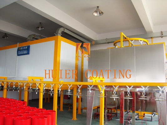 Aanpassen coating kleur geautomatiseerde poeder coating lijn keten / mesh gordel vervoerband type