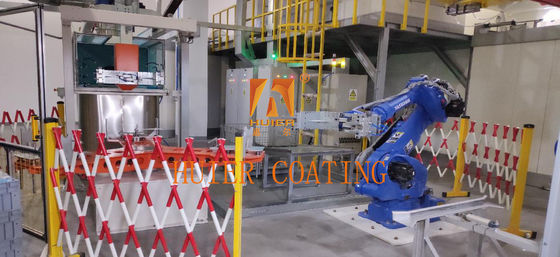 Automatische poedercoatinglijn voor de productie van permanente magnetische materialen